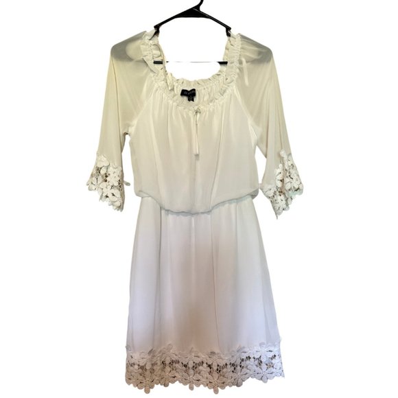 Jodi Kristopher All White Lightweight Dress - Picture 1 of 1